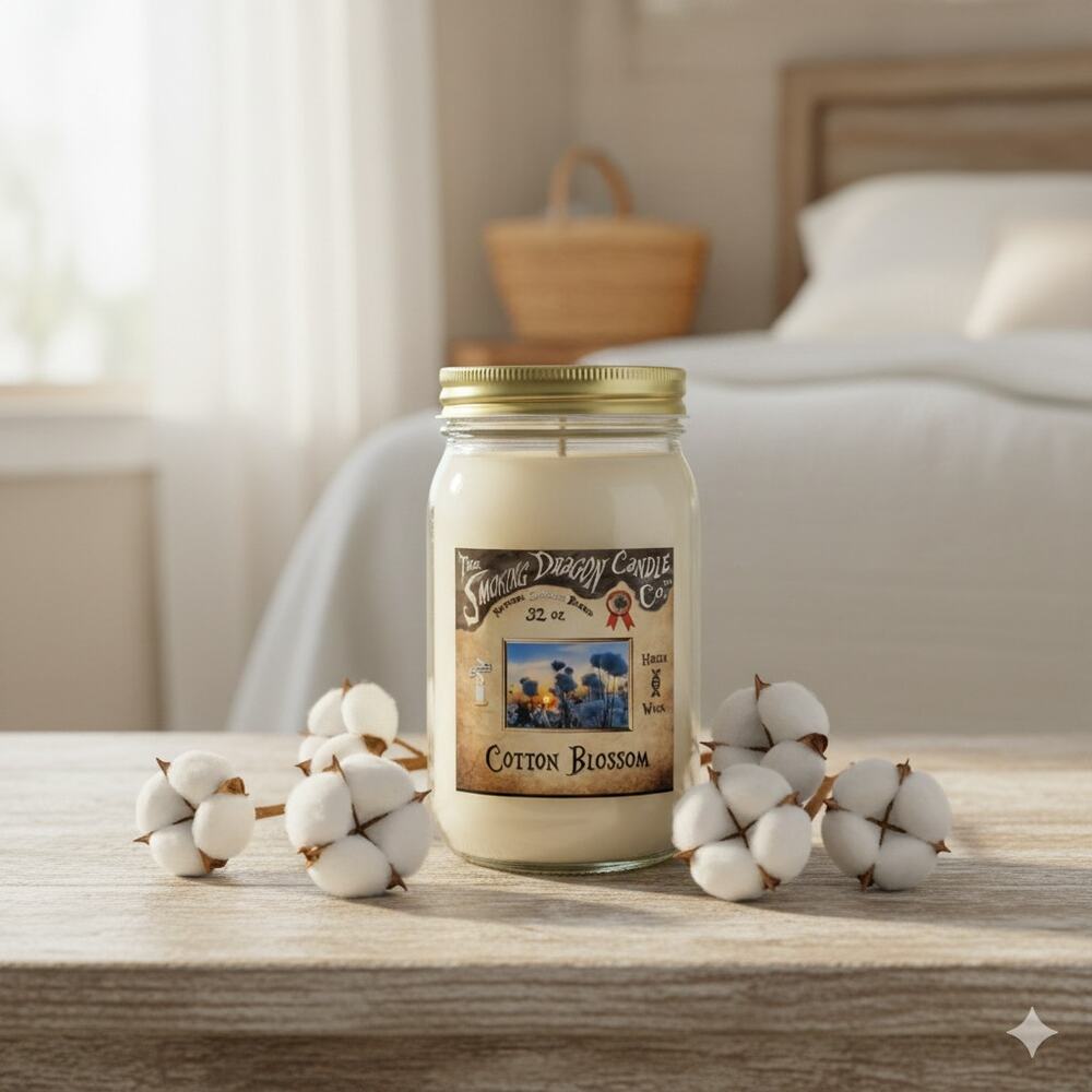 Cotton Blossom - 32 oz Coconut Wax Candle